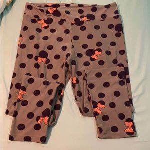 LuLaRoe Minnie Mouse Tall and Curvy Leggings